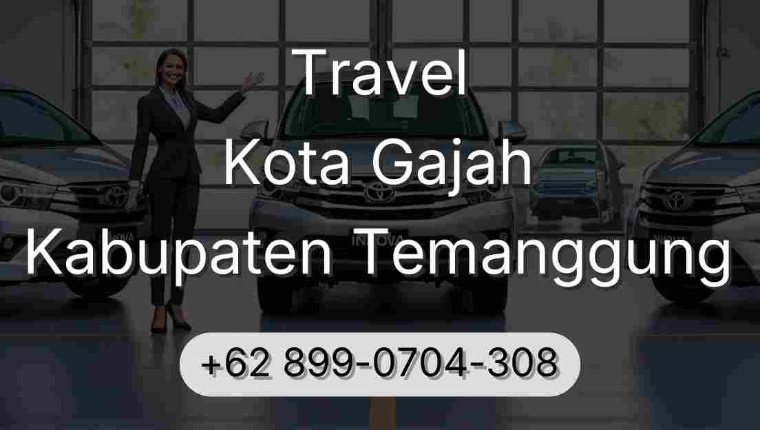 Travel Kota Gajah Kabupaten Temanggung