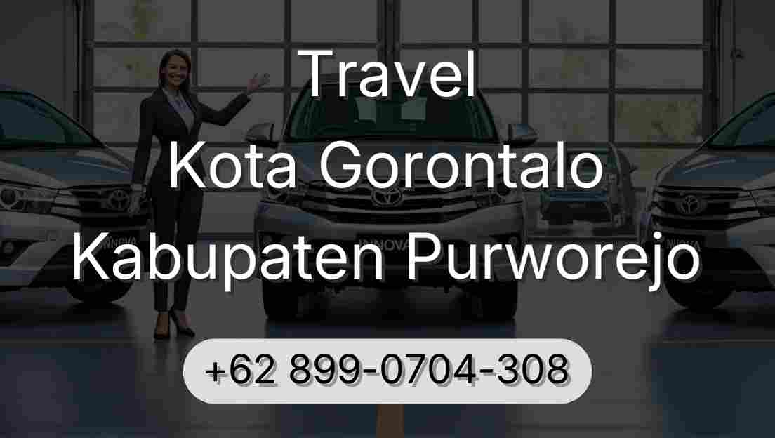 Travel Kota Gorontalo Kabupaten Purworejo