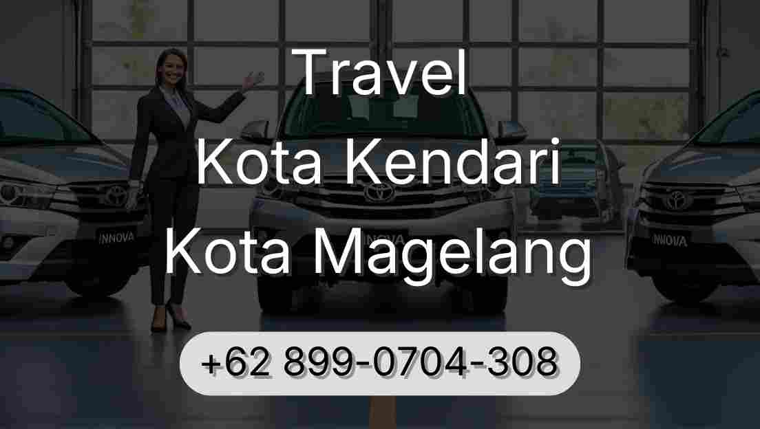 Travel Kota Kendari Kota Magelang