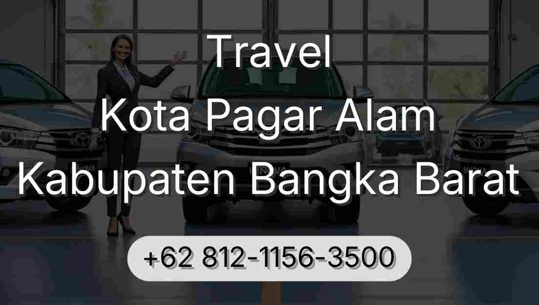 Travel Kota Pagar Alam Kabupaten Bangka Barat