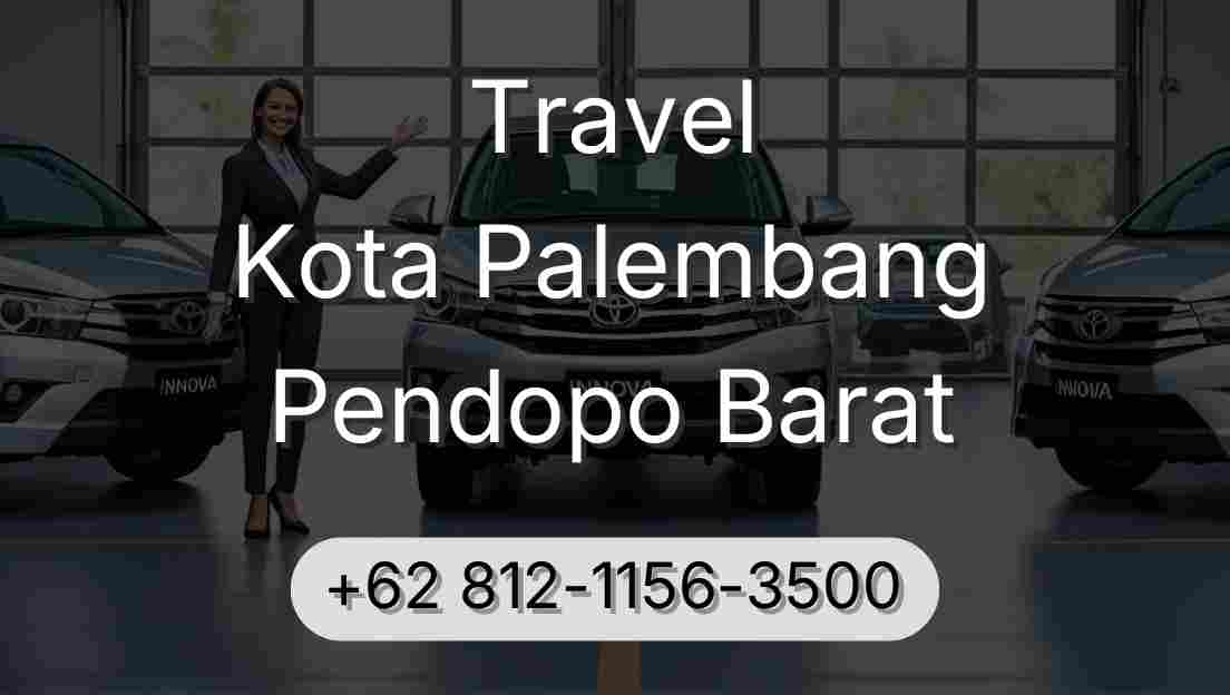Travel Kota Palembang Pendopo Barat