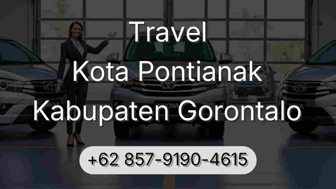 Travel Kota Pontianak Kabupaten Gorontalo