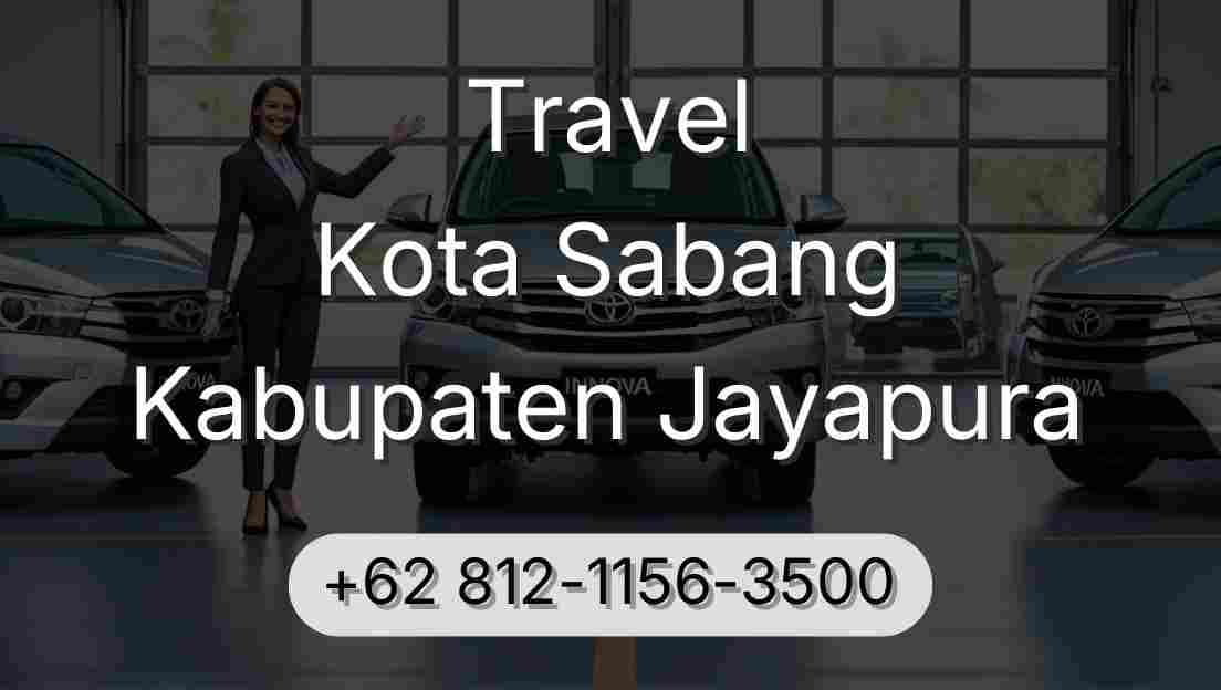 Travel Kota Sabang Kabupaten Jayapura