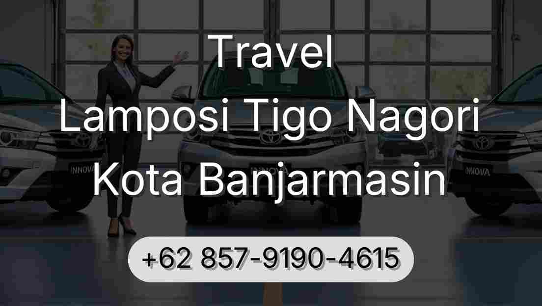 Travel Lamposi Tigo Nagori Kota Banjarmasin