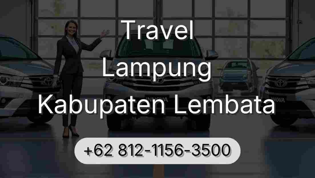 Travel Lampung Kabupaten Lembata