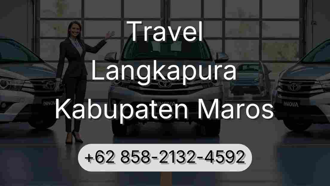 Travel Langkapura Kabupaten Maros