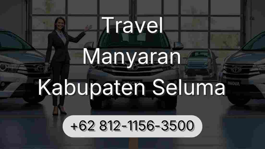 Travel Manyaran Kabupaten Seluma