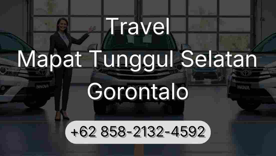 Travel Mapat Tunggul Selatan Gorontalo