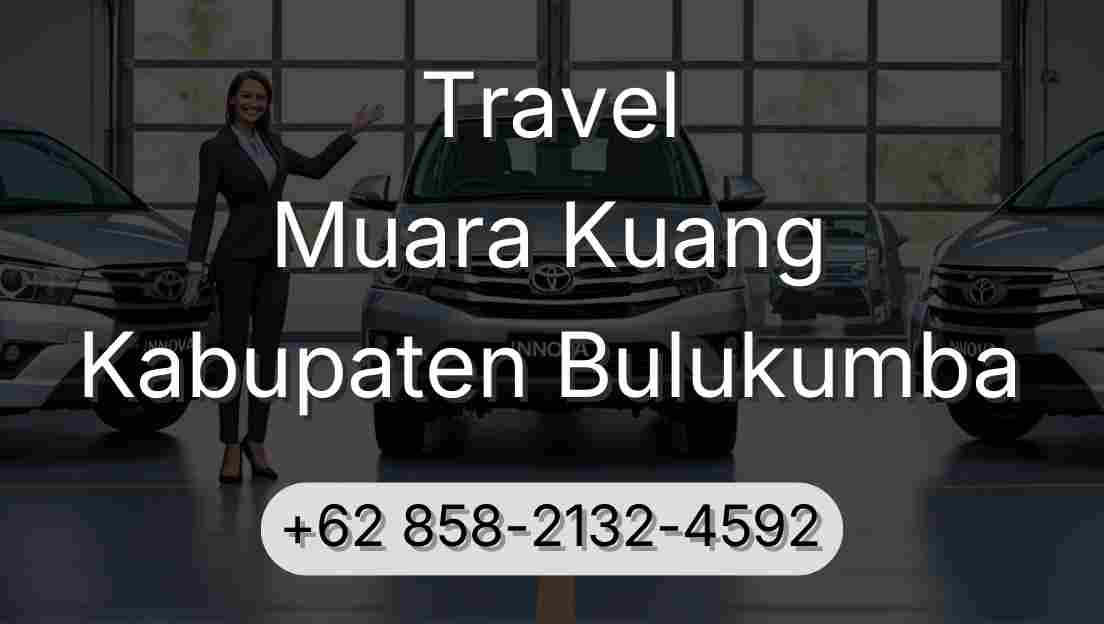 Travel Muara Kuang Kabupaten Bulukumba