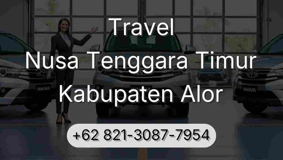 Travel Nusa Tenggara Timur Kabupaten Alor