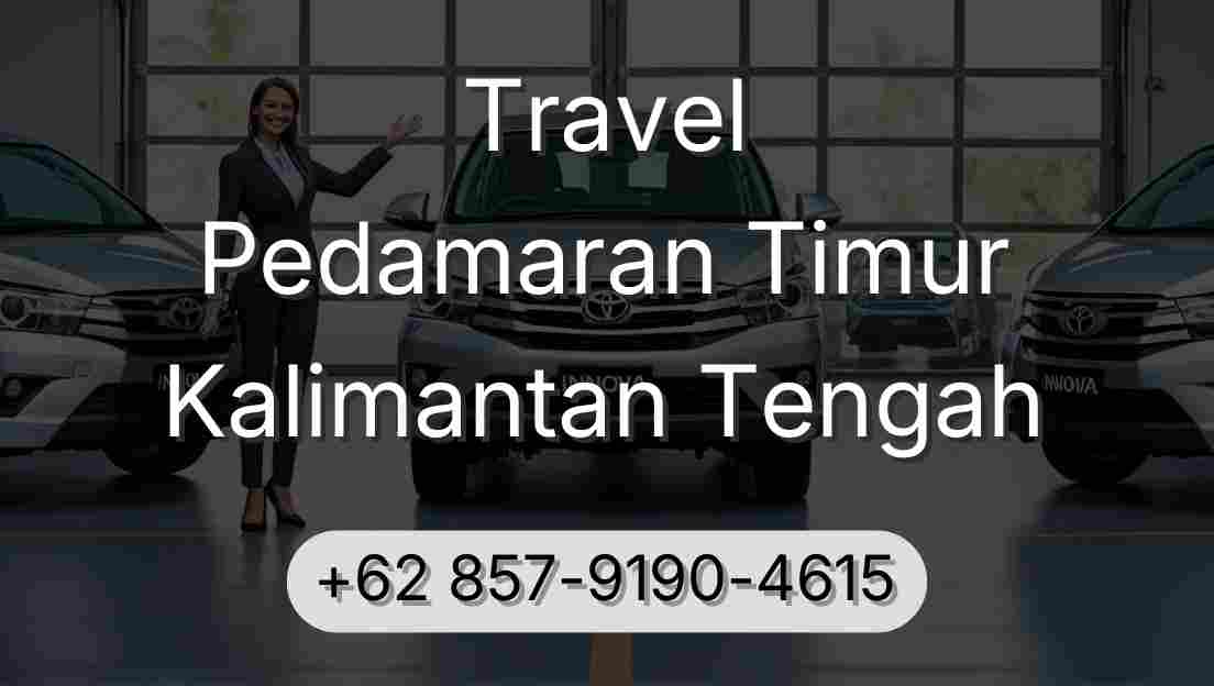 Travel Pedamaran Timur Kalimantan Tengah