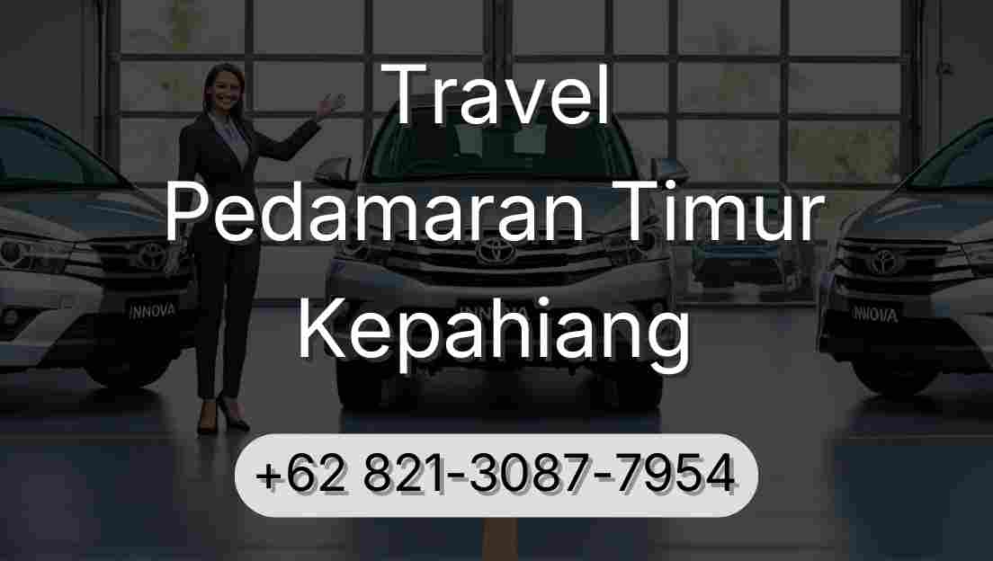 Travel Pedamaran Timur Kepahiang