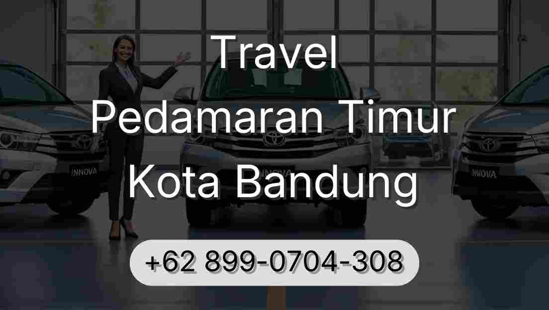 Travel Pedamaran Timur Kota Bandung