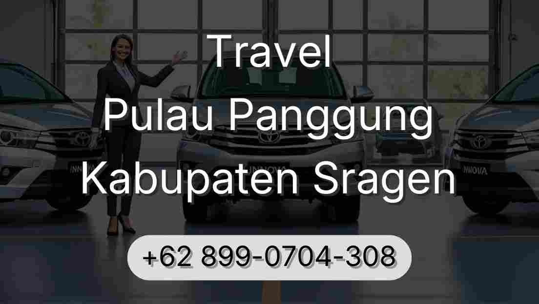Travel Pulau Panggung Kabupaten Sragen