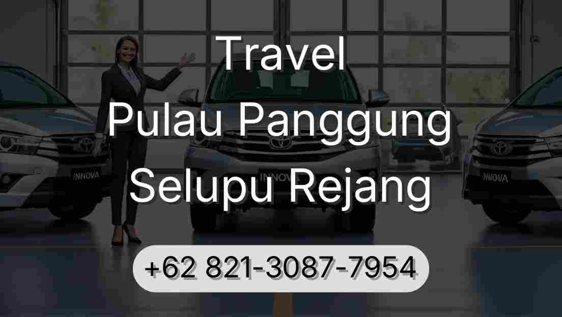 Travel Pulau Panggung Selupu Rejang