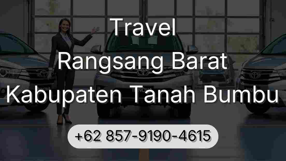 Travel Rangsang Barat Kabupaten Tanah Bumbu