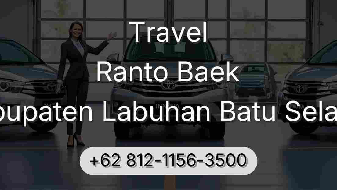Travel Ranto Baek Kabupaten Labuhan Batu Selatan