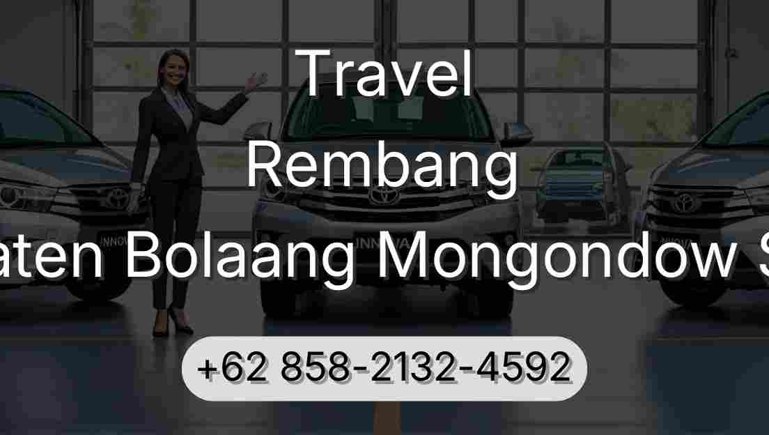 Travel Rembang Kabupaten Bolaang Mongondow Selatan