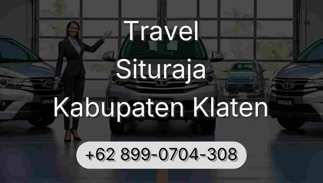 Travel Situraja Kabupaten Klaten