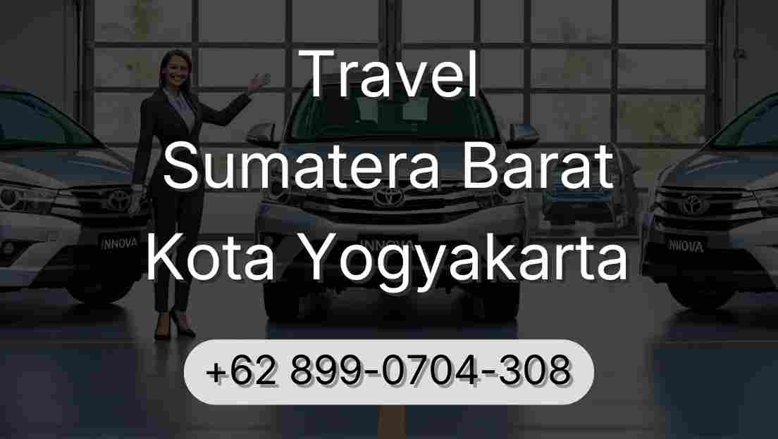 Travel Sumatera Barat Kota Yogyakarta