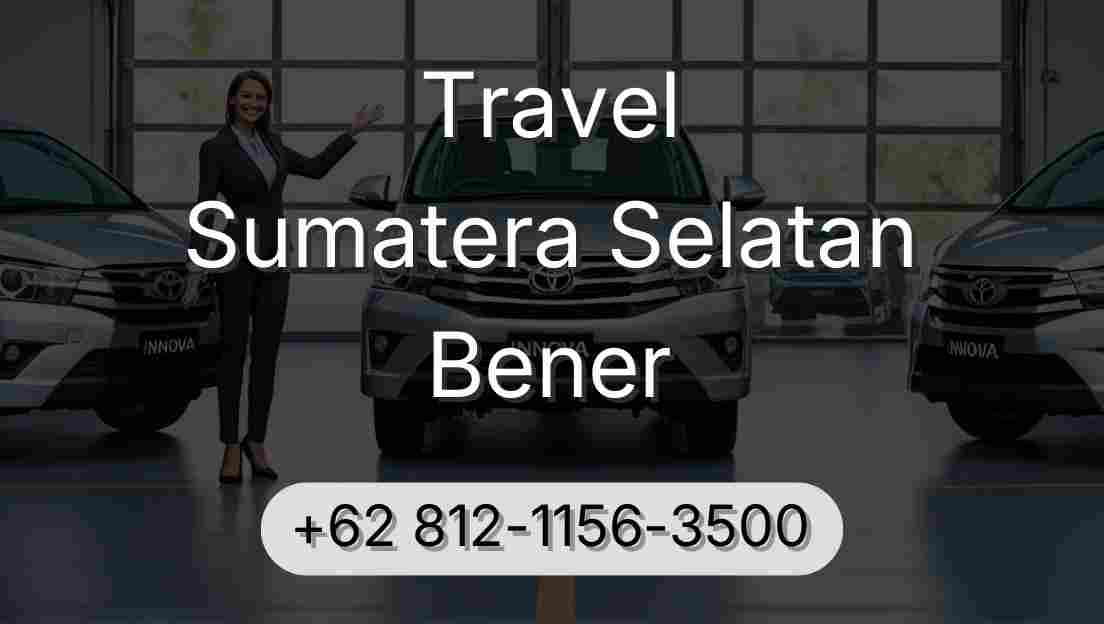 Travel Sumatera Selatan Bener