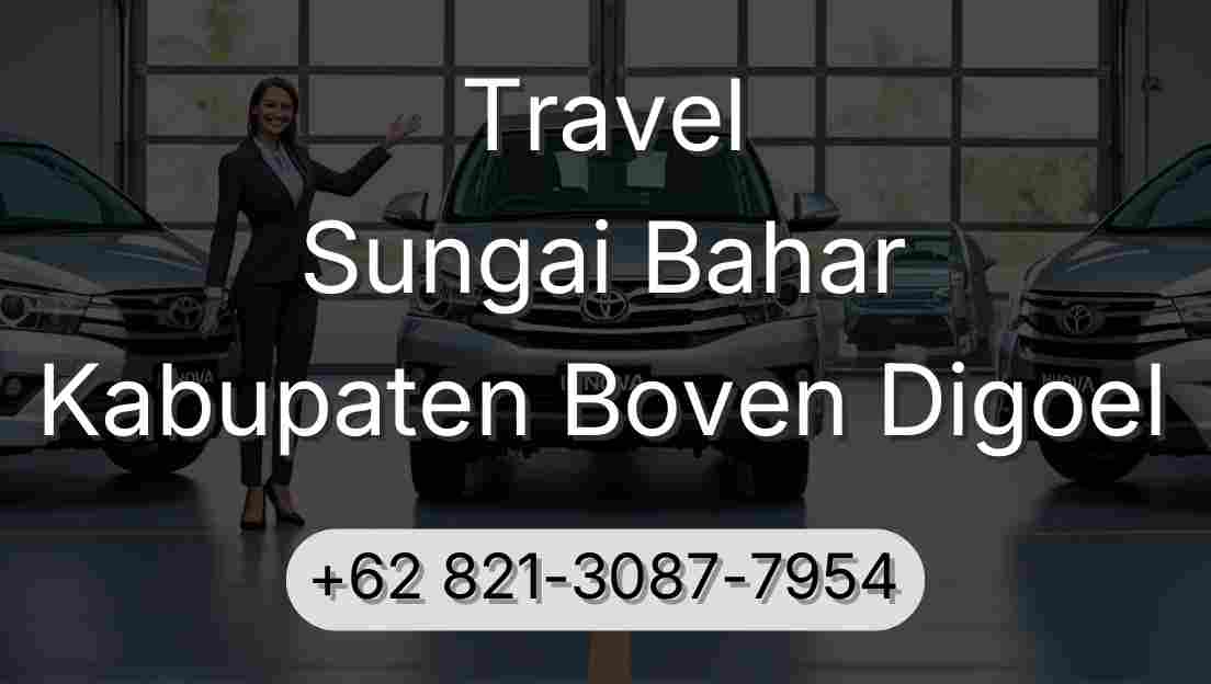 Travel Sungai Bahar Kabupaten Boven Digoel