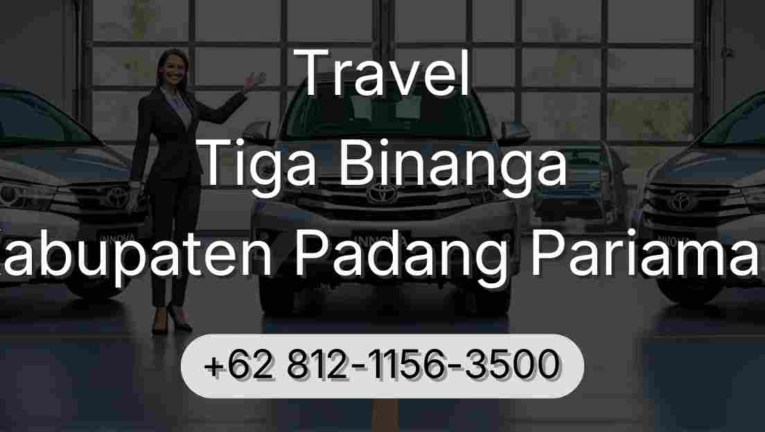 Travel Tiga Binanga Kabupaten Padang Pariaman